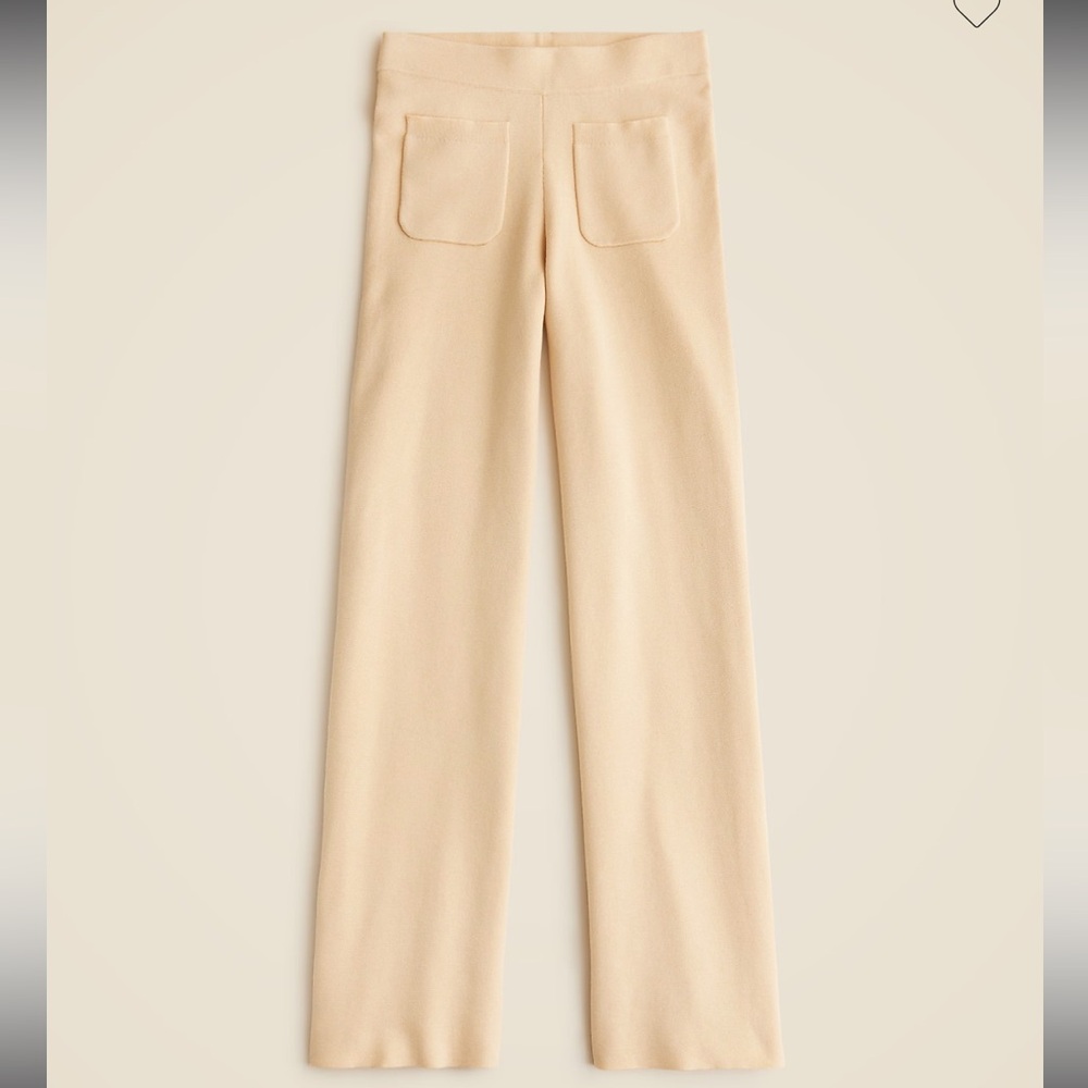 J. Crew Pants - cream “Sailor sweater trouser in TENCEL™ lyocell blend”